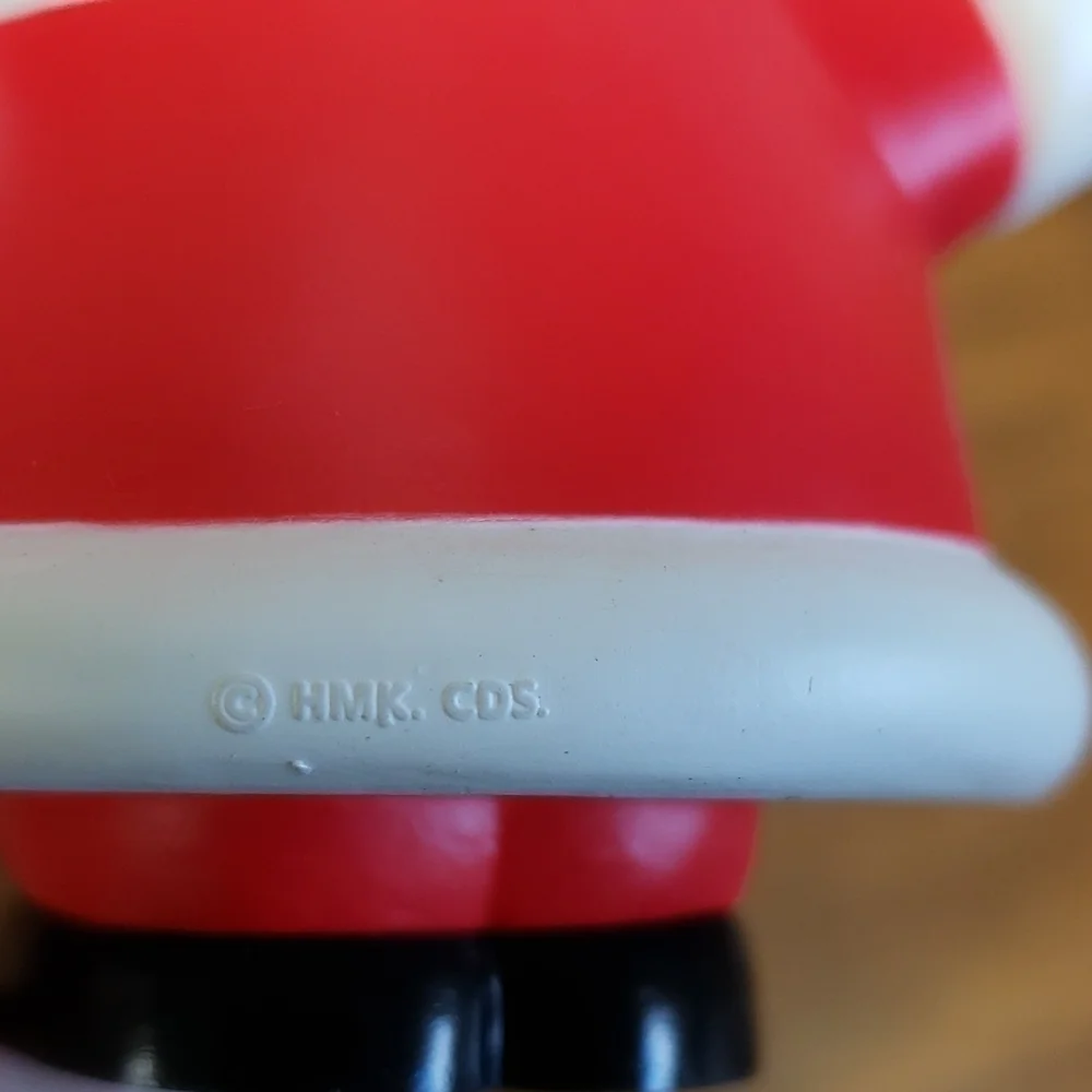 SANTA & Christmas Tree Salt & Pepper Shaker Unused Plastic Vintage - Picture 5 of 7